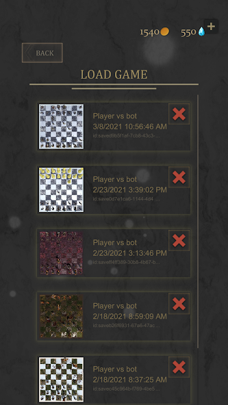 Real Chess 3rd game mode screen